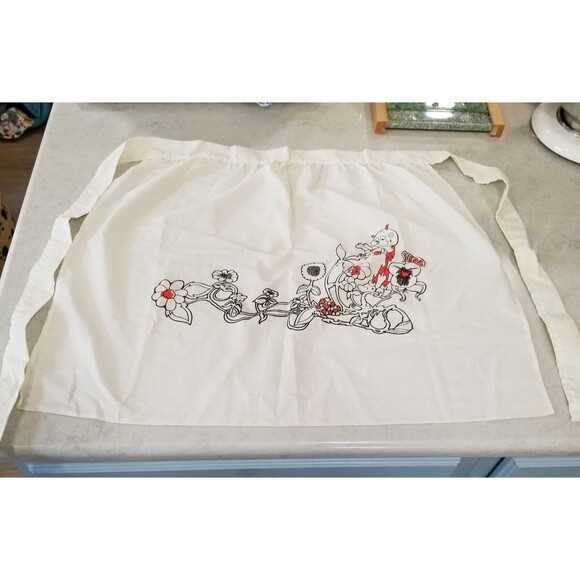 Vintage Reddy Kilowatt decorated Apron - Picture 1 of 10